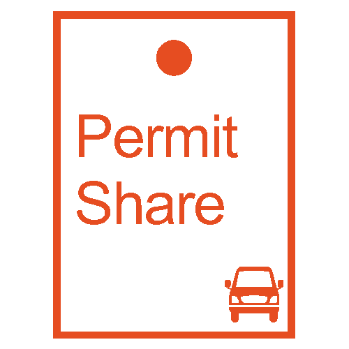 Icon for sharing vehicle permit
